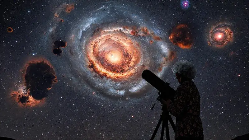 Vera Rubin estudia galaxias y materia oscura