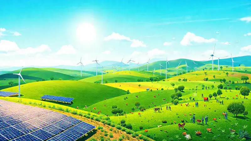 Energía limpia y naturaleza en armonía