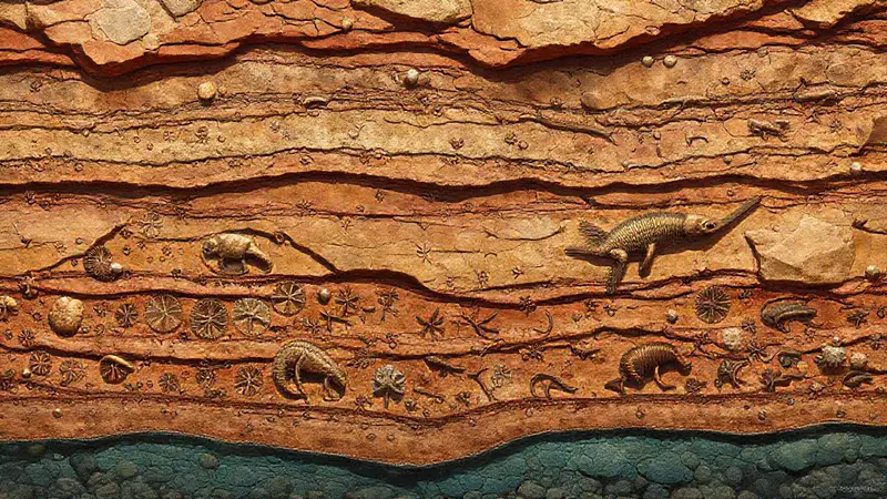Restos fósiles revelan la evolución de especies