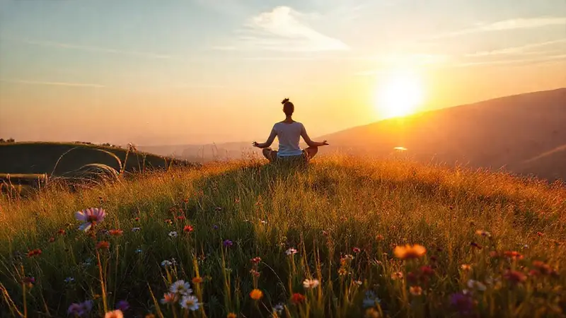 Un amanecer sereno simboliza crecimiento y tranquilidad