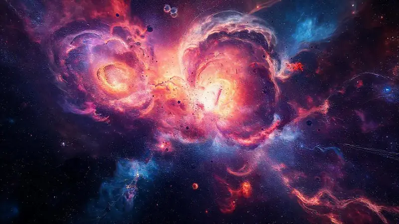 El universo es una explosión de colores