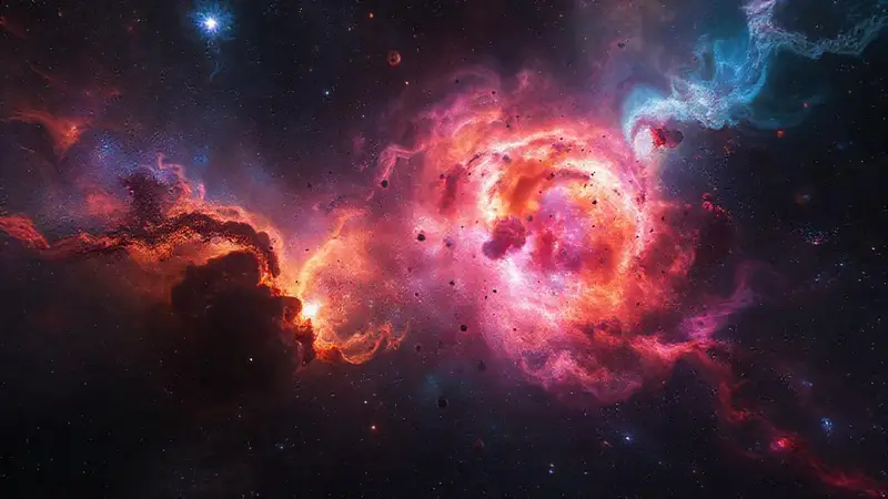 Colisiones cósmicas en un universo vibrante