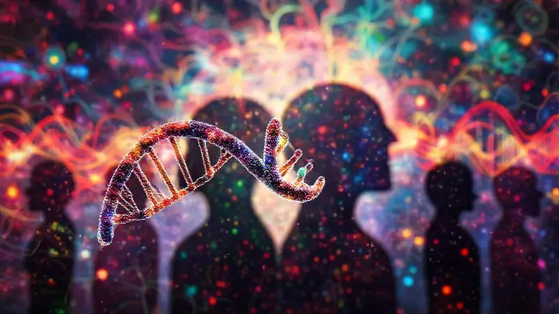 Espirales de ADN y emociones humanas