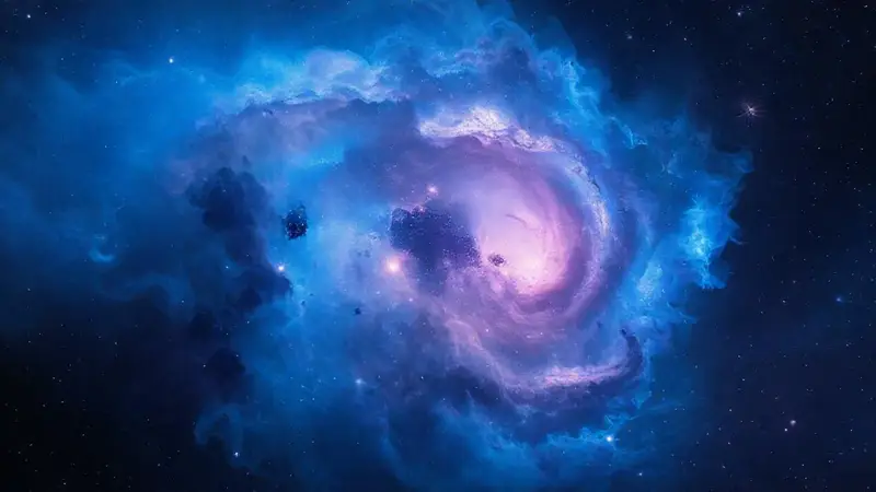 Nebulosa magnífica con colores vibrantes y estrellas