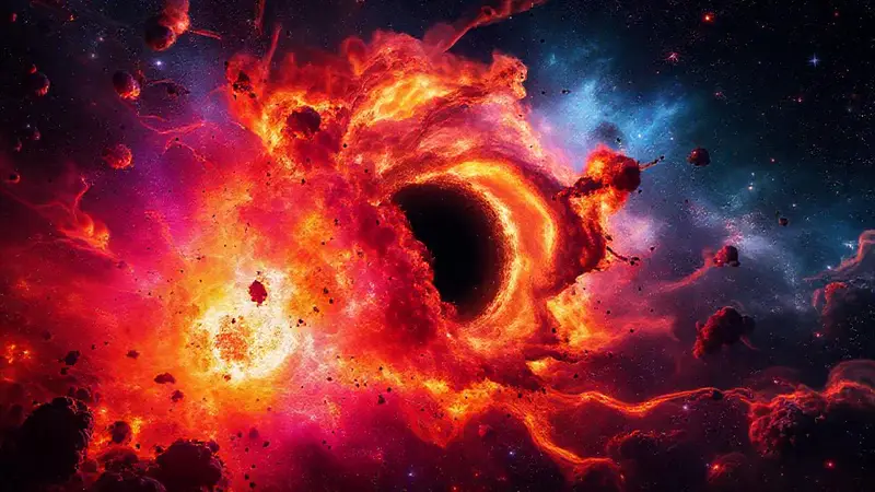 Explosión de supernova y nacimientos estelares