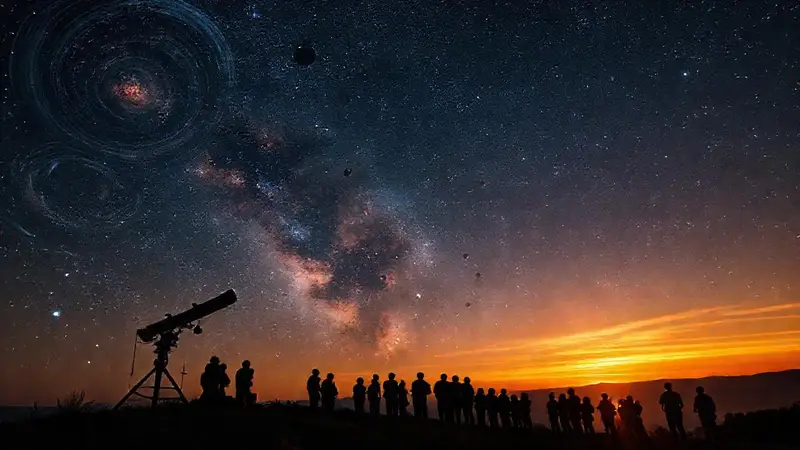 Cielo estrellado invita a la exploración educativa