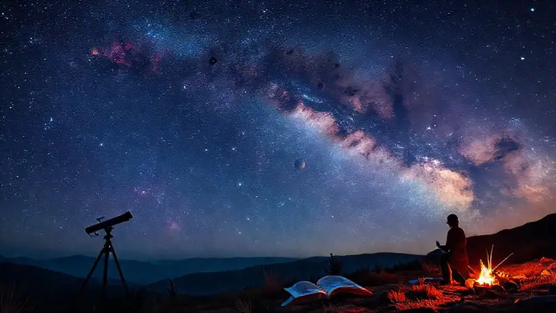 Noches estrelladas: ciencia y naturaleza en armonía