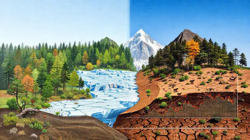 Bosque vibrante muestra efectos del cambio climático