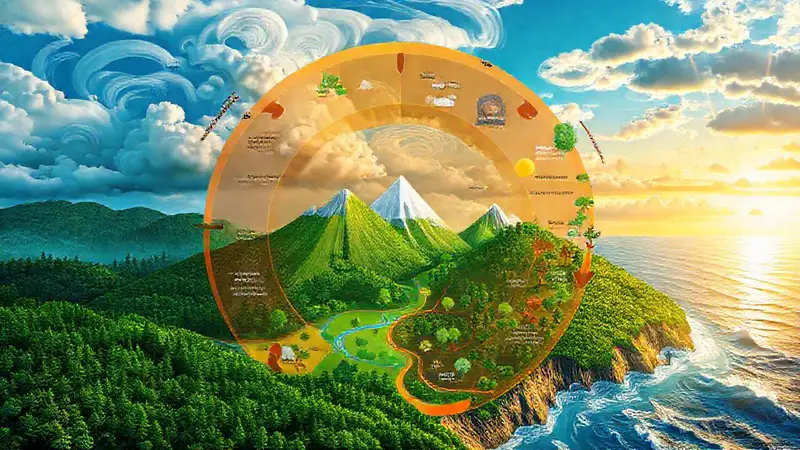 Ciclo del carbono y sus impactos visuales
