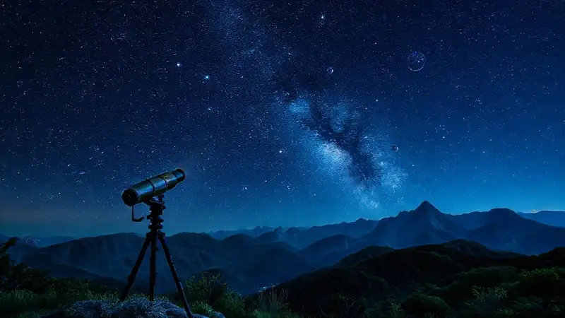 Cielo estrellado y exploración del cosmos