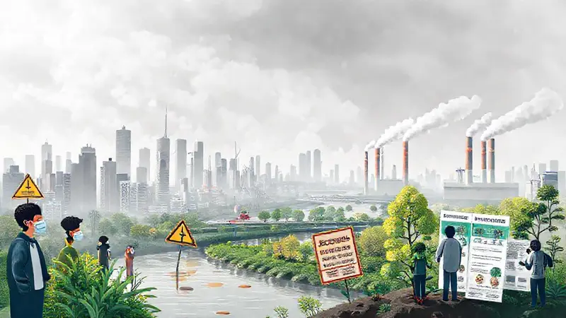 Contaminación urbana y esperanza en la comunidad