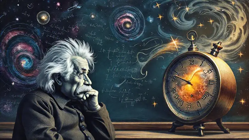 Einstein analiza ecuaciones en un fondo cósmico