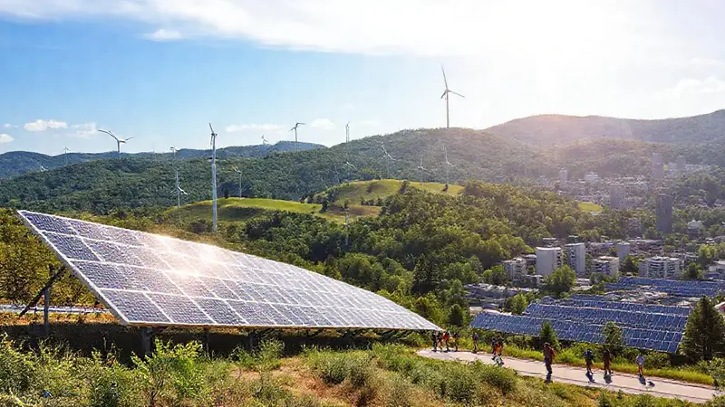 Energía limpia y naturaleza en armonía