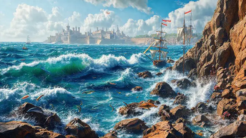 Aventura y descubrimiento en mares vibrantes