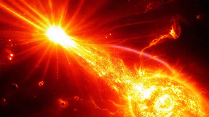 Fusión solar y energía cósmica en movimiento