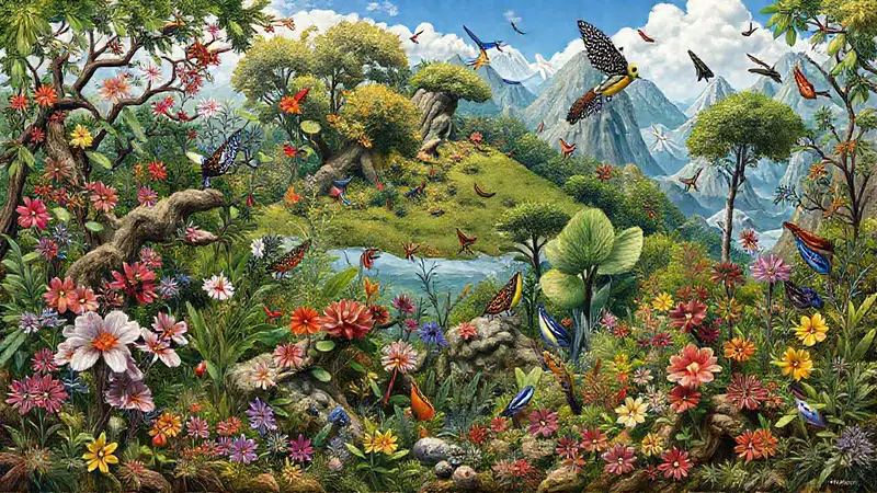 Ecosistemas diversos con vida y equilibrio natural