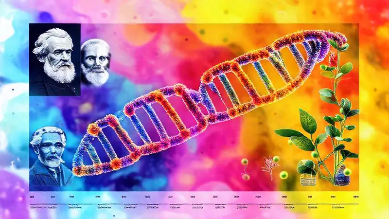 Fusión de ADN, ciencia y evolución visual