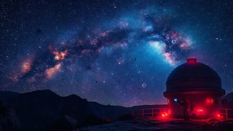 Cielo estrellado evoca exploración y maravilla