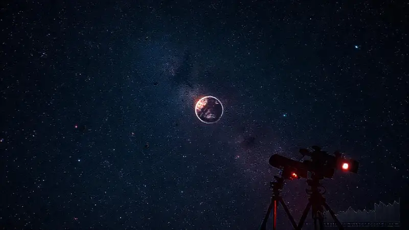 Cielo estrellado y exploración cósmica asombrosa