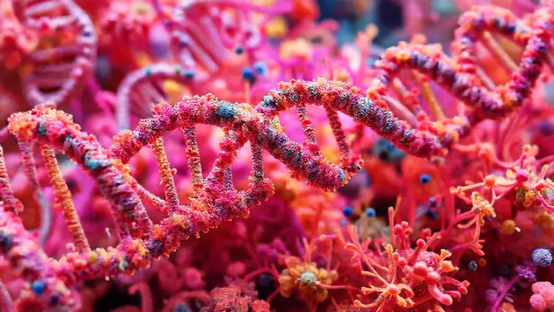 Variaciones genéticas y evolución en ecosistemas vibrantes