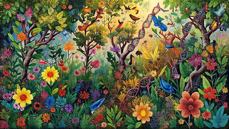 Ecosistema vibrante: ciencia y naturaleza en armonía
