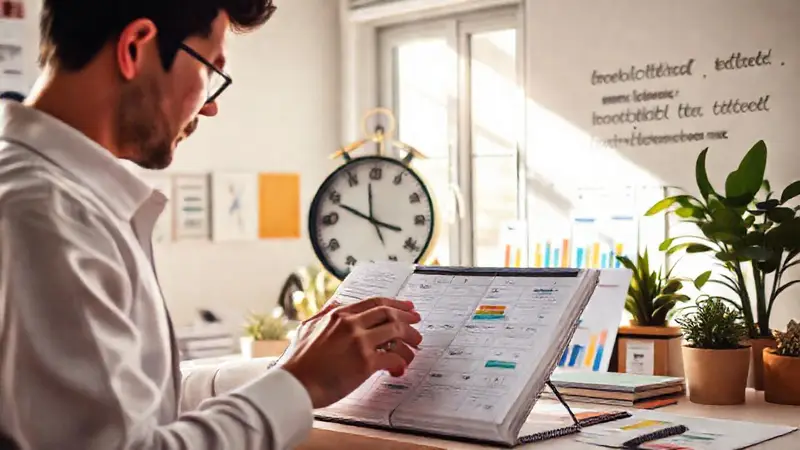 Espacio ordenado y luminoso que inspira productividad