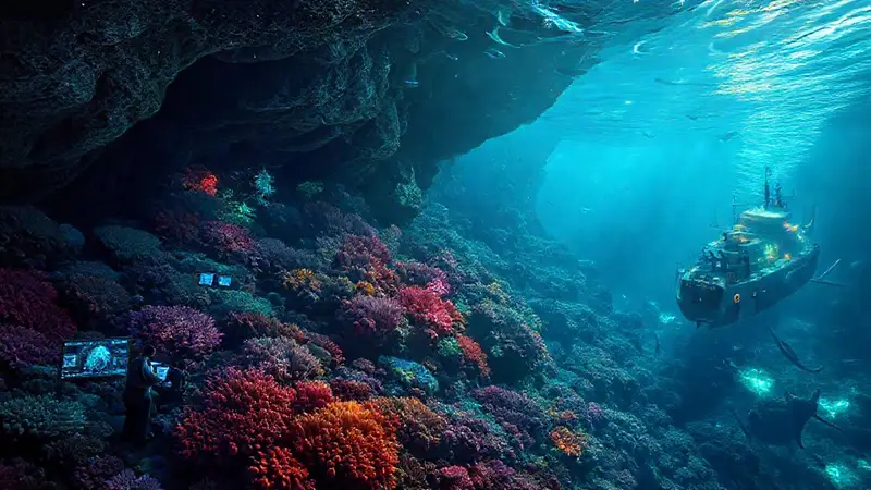 Misterios marinos y exploración futurista submarina