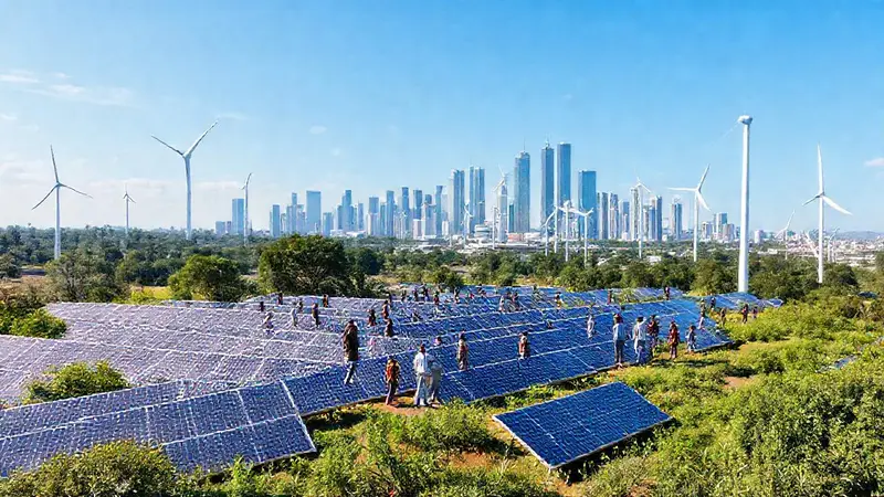Energía renovable y colaboración para un futuro verde