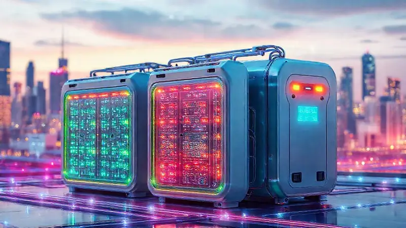 Tecnología energética futurista y diseño innovador