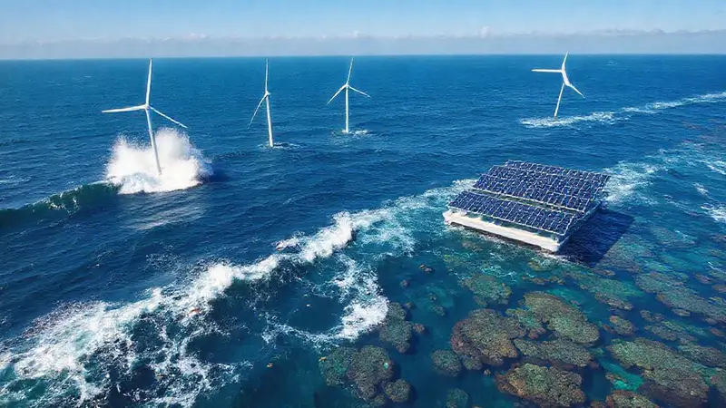 Tecnología sostenible en armonía con la naturaleza