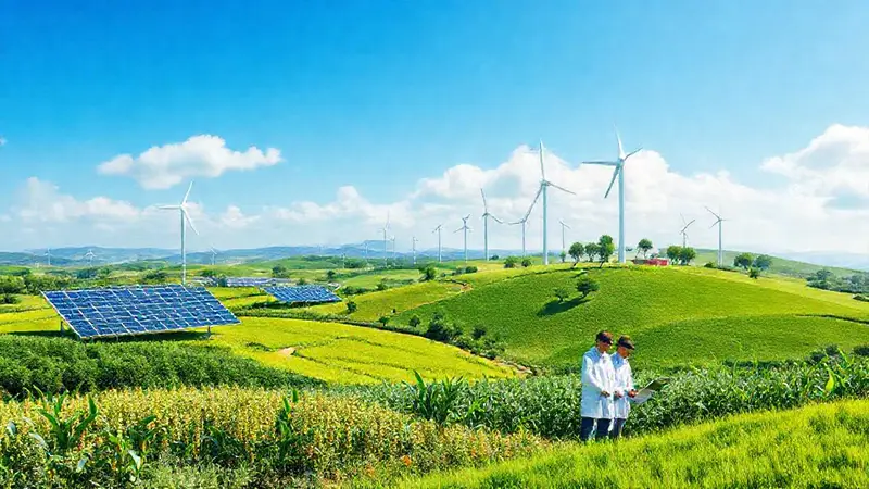 Energías sostenibles y naturaleza en armonía