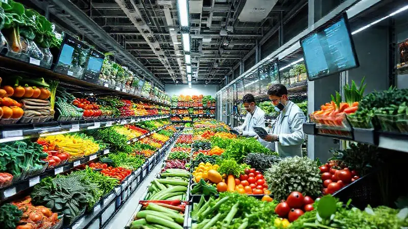 Instalación moderna para almacenamiento de alimentos frescos