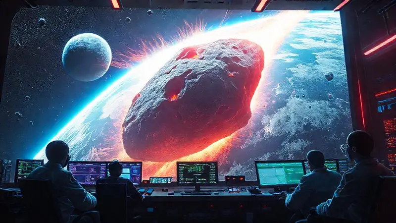 Asteroide amenaza, científicos monitorean desde control