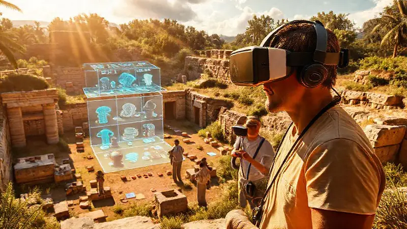 Ruinas antiguas y tecnología inmersiva se fusionan