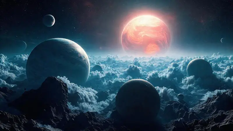 Impresionante paisaje cósmico lleno de maravillas