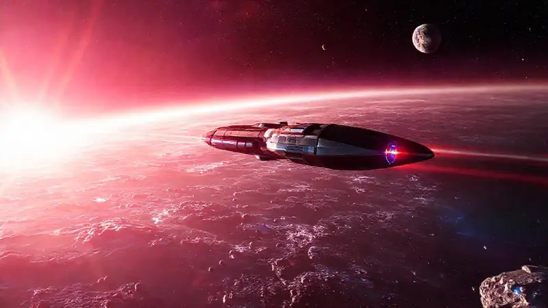 Sonda espacial explora un cosmos vibrante