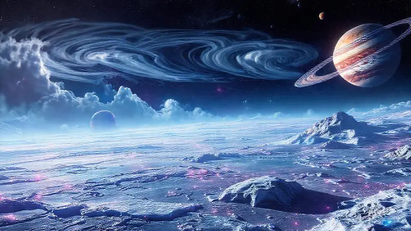 Paisajes etéreos de Ganymede y Callisto