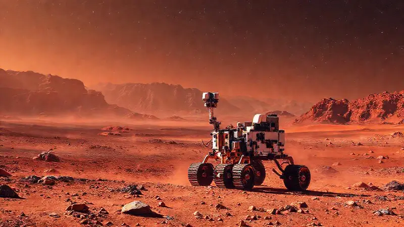 Rover Curiosity explora un Marte rocoso y misterioso