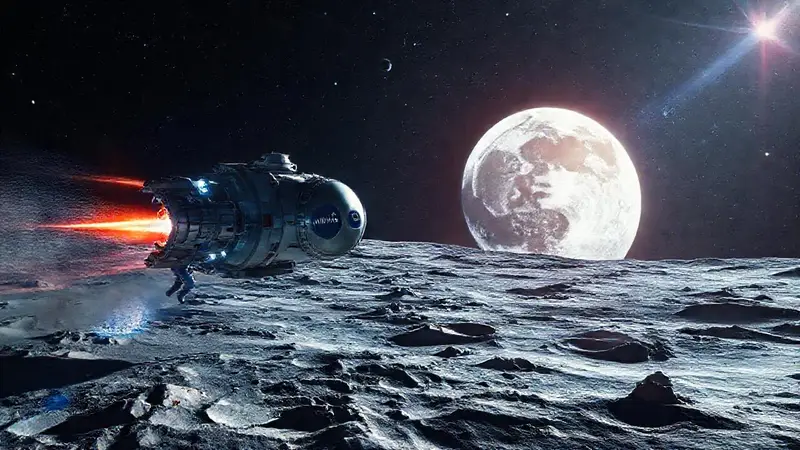 Nave espacial de NASA explora la Luna