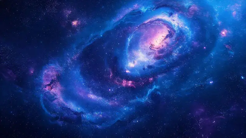 Galaxia vibrante y asombrosa en el espacio