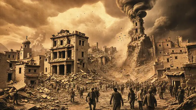 Terremotos históricos causan pánico y destrucción