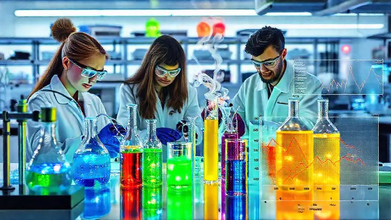 Investigadores realizan vibrantes experimentos con materiales