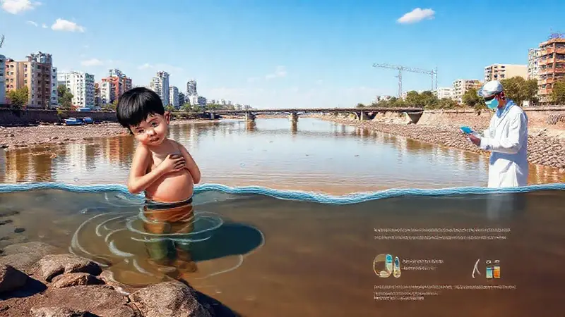 Agua contaminada afecta la salud infantil