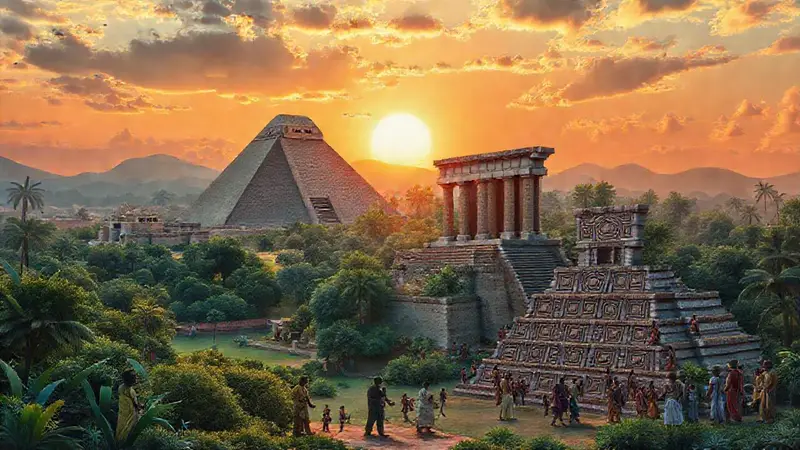 Civilizaciones antiguas con rica diversidad cultural