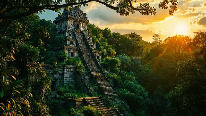 Templo maya en la jungla, historia olvidada