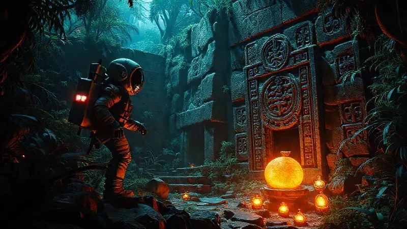 Astronauta descubre ruinas de civilización perdida