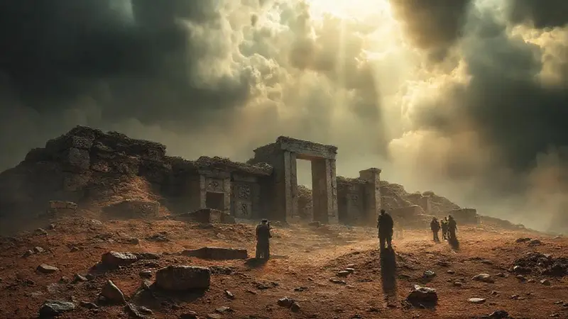 Ruinas antiguas envueltas en misterio e intriga