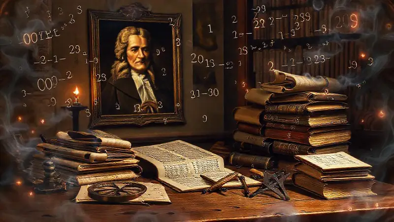 Ecuaciones y herramientas matemáticas en un escritorio