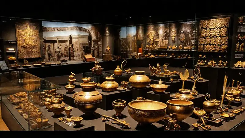 Museo exhibe artefactos antiguos y valiosos
