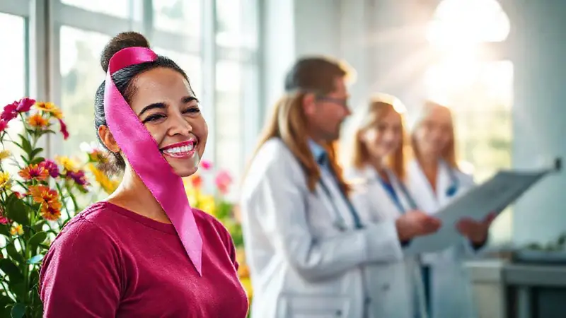 Rosa y esperanza en la lucha contra el cáncer